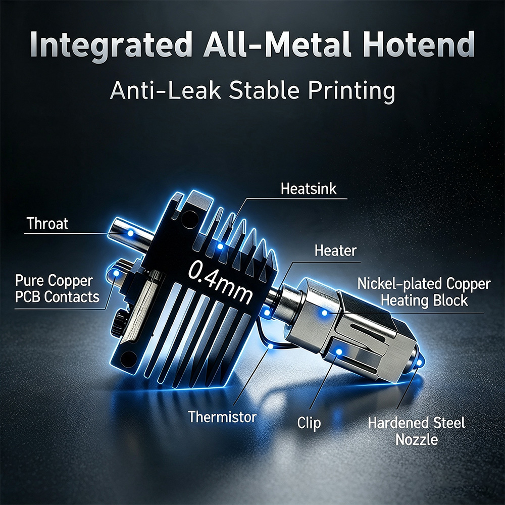 4 pcs Hotend Kit for Flashforg - đánh giá và giá Hotend Assembly