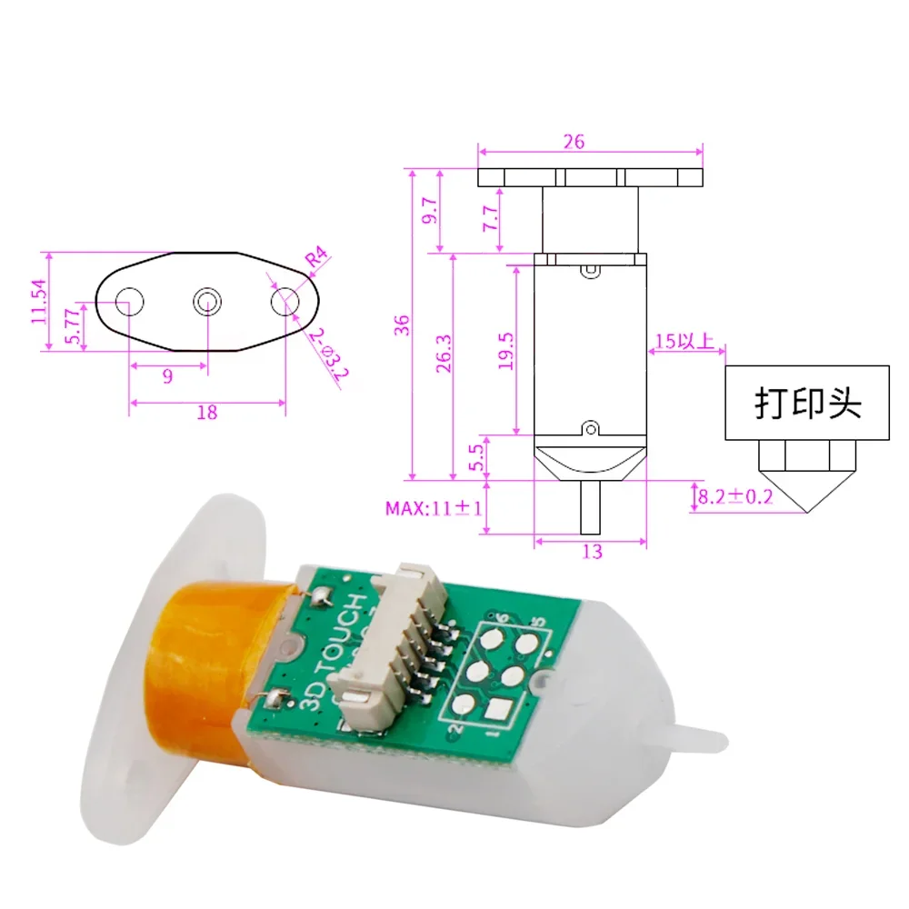 Automatic Bed Leveling Sensor  - đánh giá và giá Cr Touch