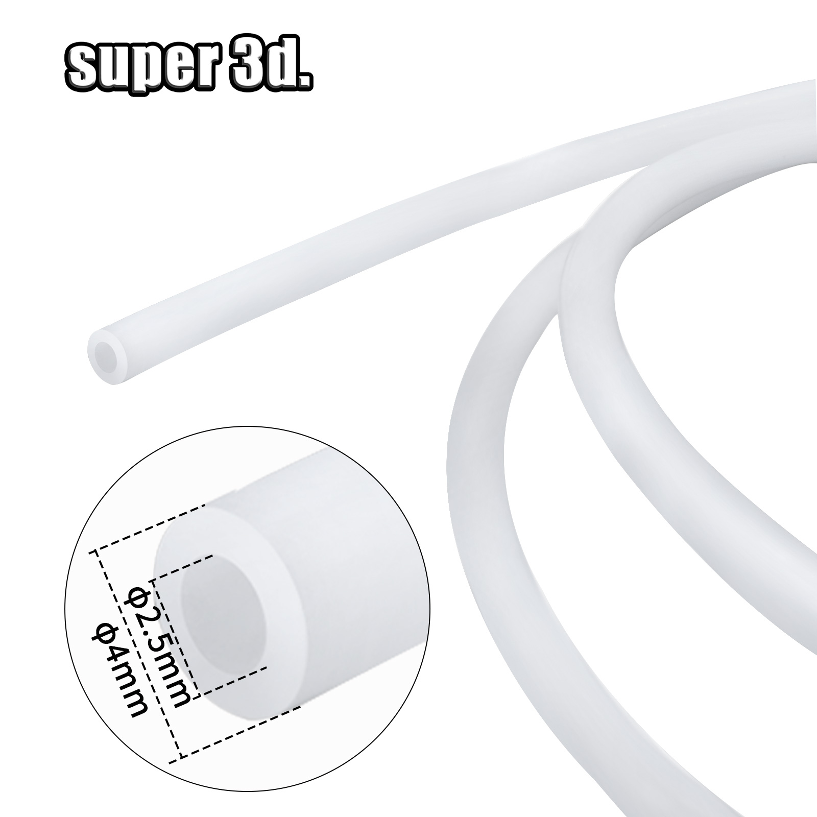 1/2/50M Bambu Lab PTFE Tube ID - đánh giá và giá Bowden Tube