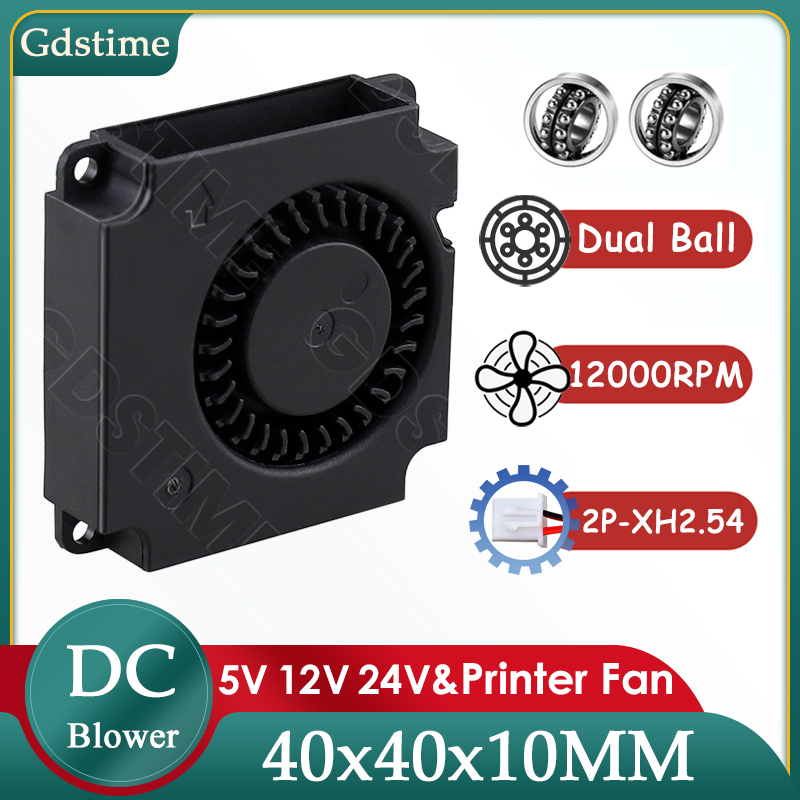 Gdstime 4010 Fan 24V 12V 5V 40 - đánh giá và giá Hotend Assembly