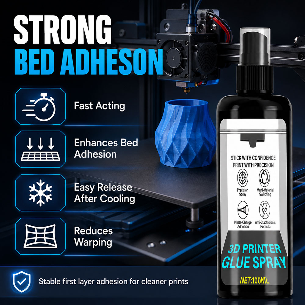 100/200ml Strong 3D Printer Ad - đánh giá và giá 3D Printer Bed
