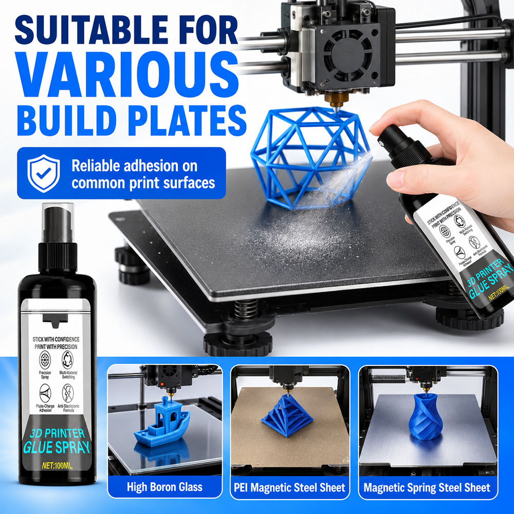 100/200ml Strong 3D Printer Ad - đánh giá và giá 3D Printer Bed