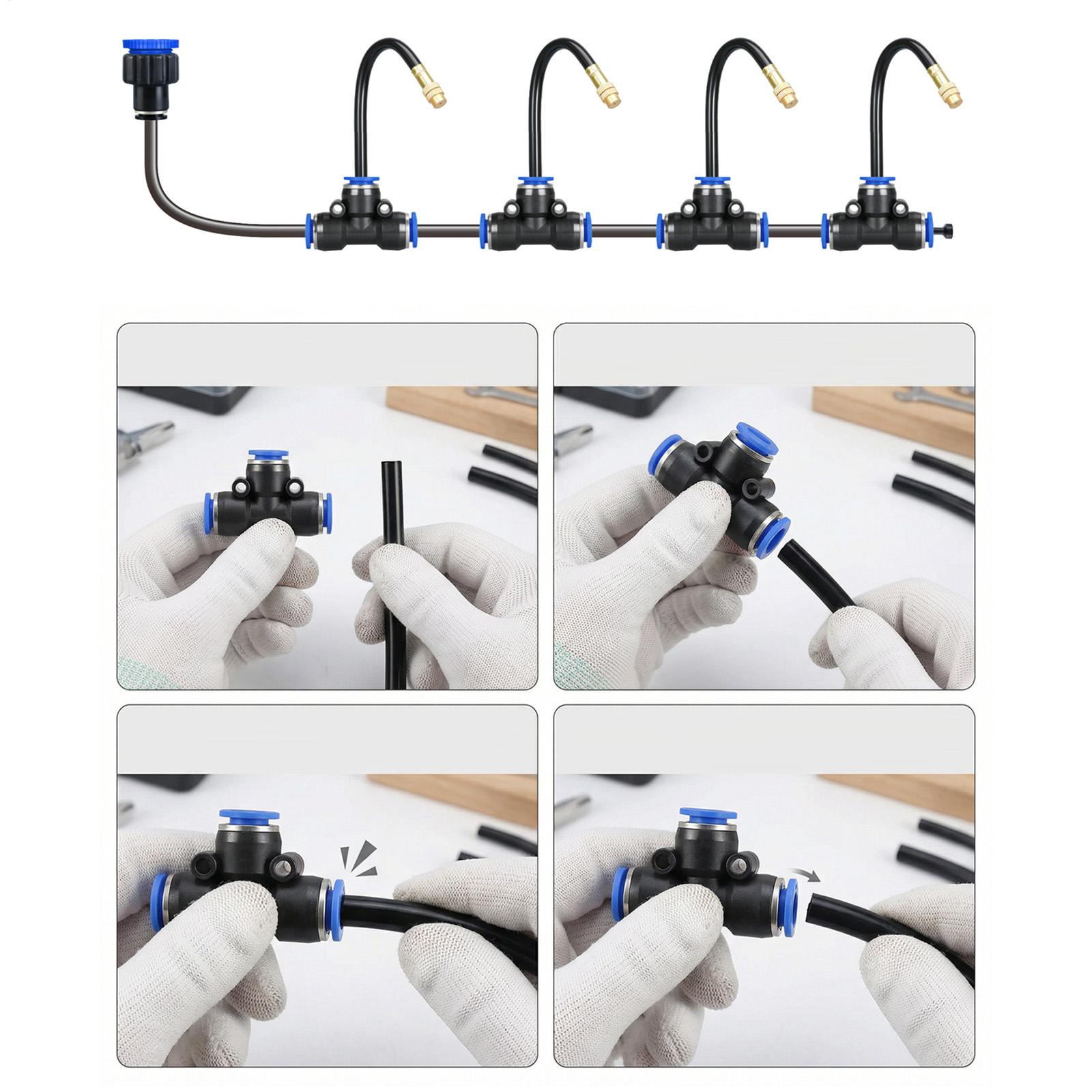 Misting Nozzles With T-Connect - đánh giá và giá Nozzle Brass