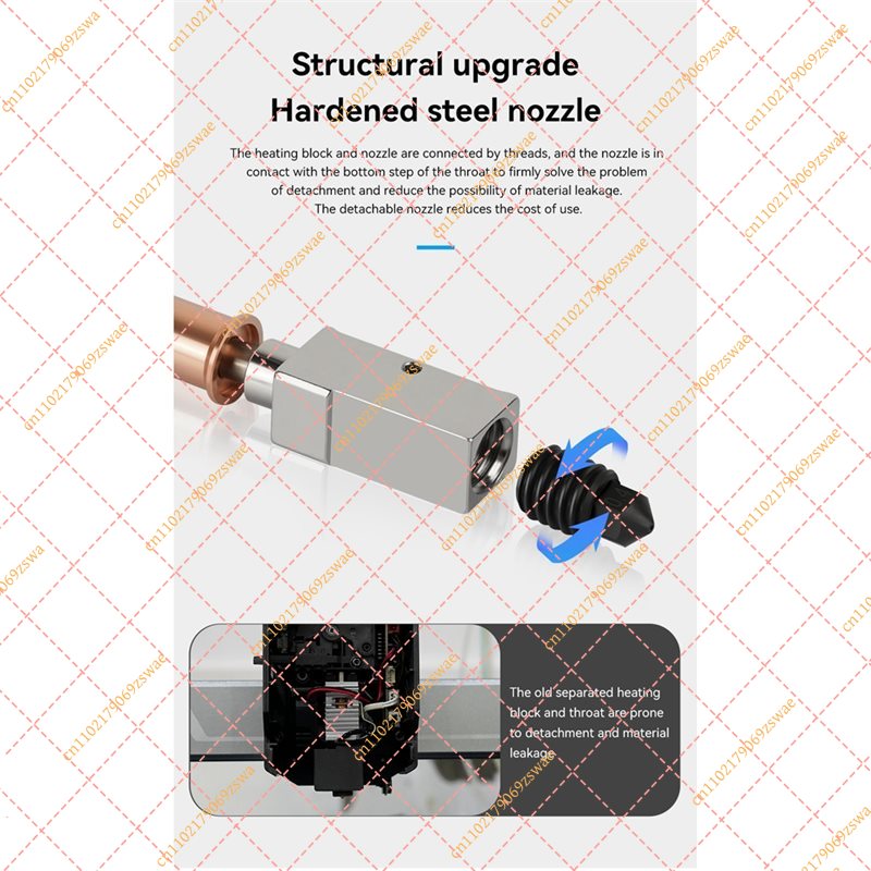 Hardened Steel Hotend Kit 0.4m - đánh giá và giá Hotend Assembly