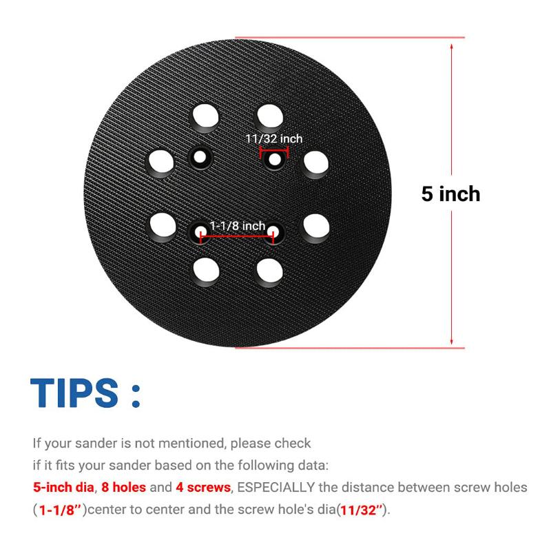 1Pcs Replacement Sanding Pad 5 - đánh giá và giá Extruder