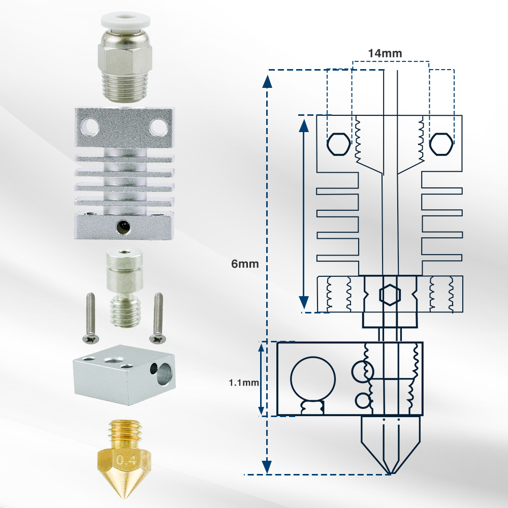 For Creality Ender 3 CR-10 CR- - đánh giá và giá Direct Drive Extruder