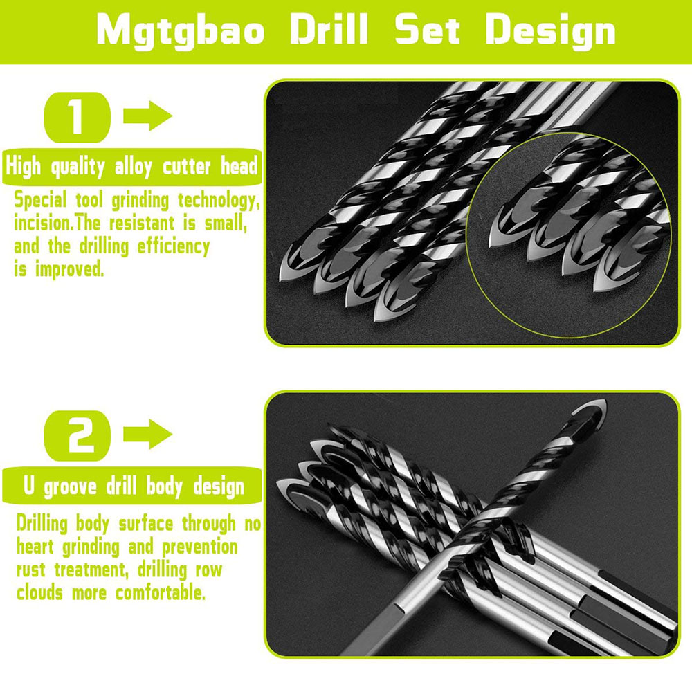 6 Pcs Ceramic Tile Multi Drill - đánh giá và giá Nozzle Tungsten