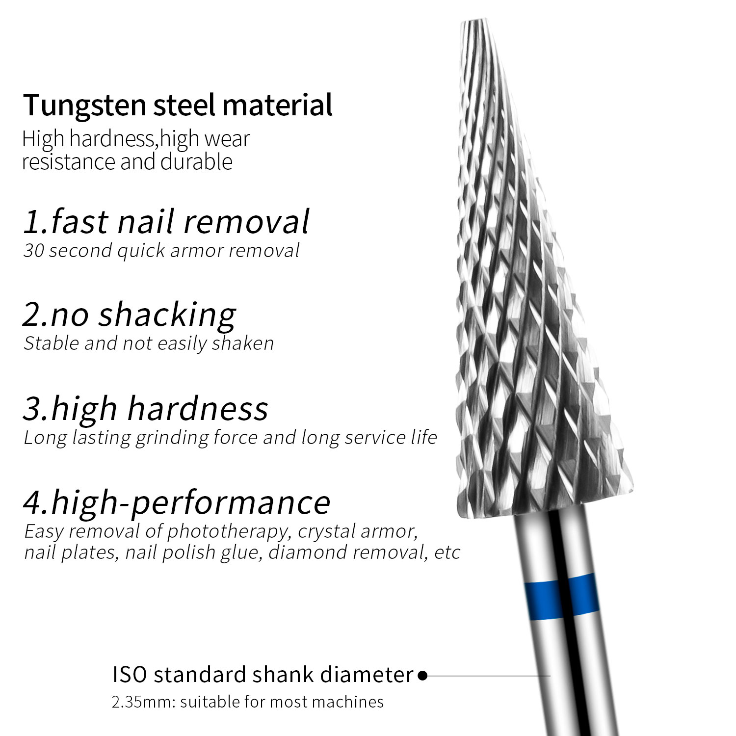 Tip Tungsten Carbid Nail Drill - đánh giá và giá Nozzle Tungsten