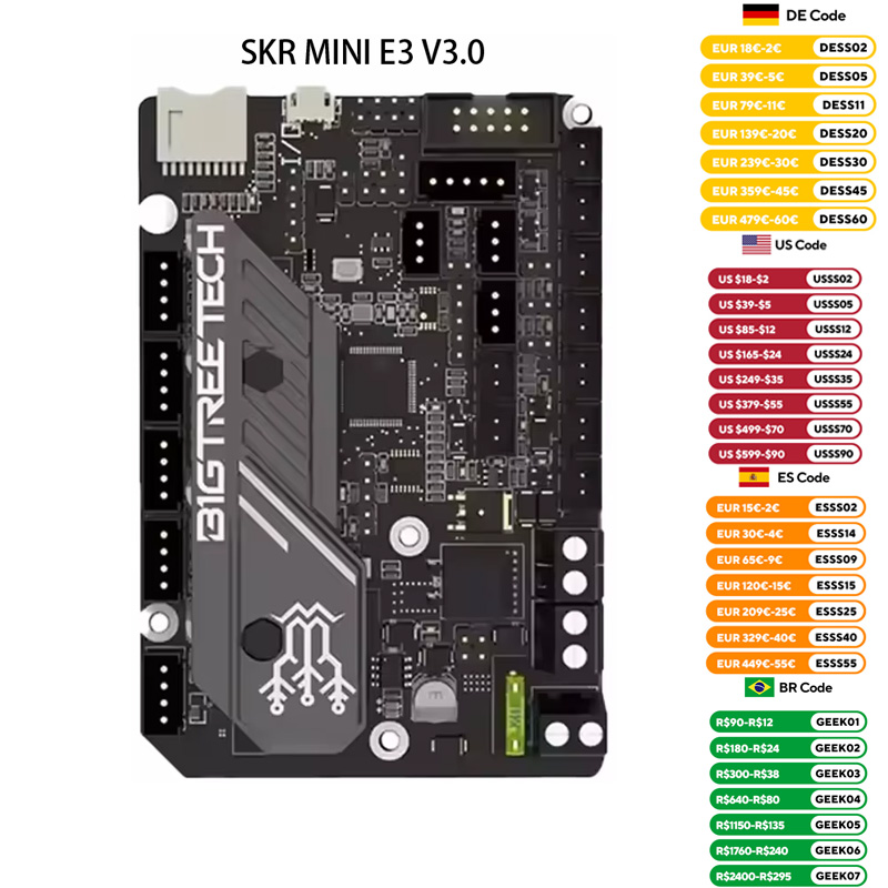 BIGTREETECH SKR MINI E3 V3.0 3 - đánh giá và giá Direct Drive Extruder